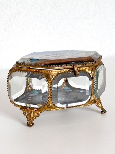 Ancien coffret bijoux - ancien, à