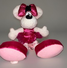 Peluche Diddl Diddlina Danseuse Tutu Rose A Pois Moyen Format Env 30 Cm