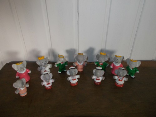 Lot figurine jouet babar - 12, l