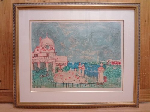 Lithographie signée paul - lithographie,