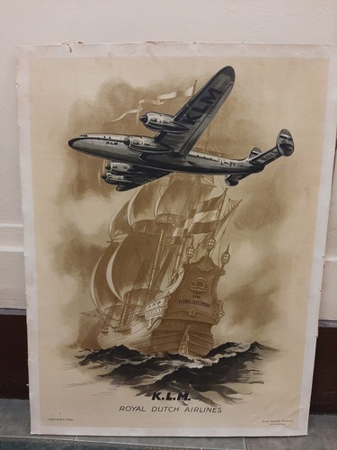 Rare affiche pub avion - affiche,