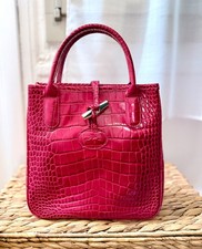 Sac Longchamp roseau rose 