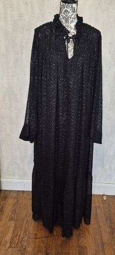 Robe longue noire fr - robe, (fr