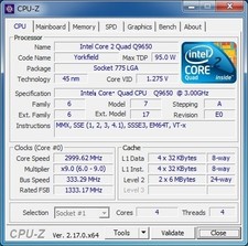 INTEL Core 2 Quad Q9650 (3.00