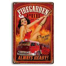 PLAQUE DECORATIVE PIN UP- FIRE