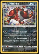 Carte Pokémon Crocorible 85/149 Reverse Soleil et Lune Français