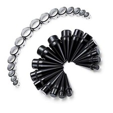 32pcs Grand Oreille Jauges