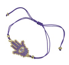 Bracelet Miyuki violet perles