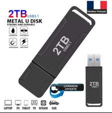 Clé USB 3.0 Grande capacité 1TO 2TO Lecteur flash mémoire haute vitesse En Métal