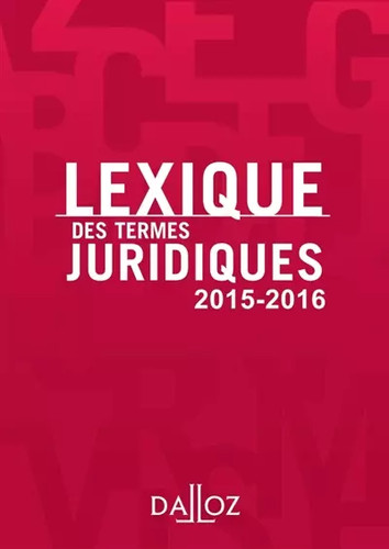 Lexique des termes juridiques