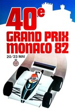 POSTER AFFICHE MONACO GRAND