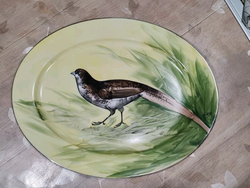 Ancien plat ovale - ovale, decor