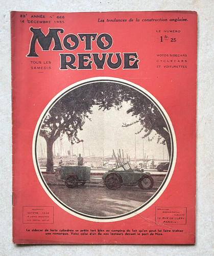 Moto revue 666 12 - moto, ;