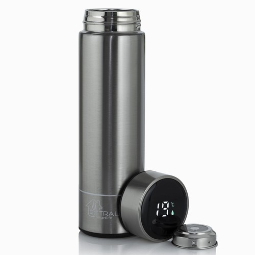 Bouteille thermos led 500ml - bouteille,