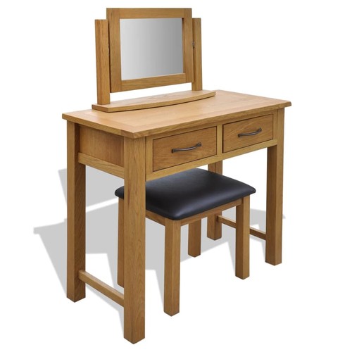 Chêne table toilette - chêne, de