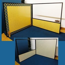 Cadre en bois 2 faces sable doré et argenté écran pliant Edo Room occasion