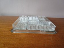 Plateau en verre épais