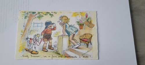 Carte postale ancienne - carte,