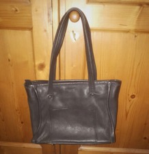 Cabas en cuir noir Le sac du berger Excellent état