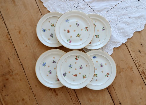 Assiettes dessert vintage - à,