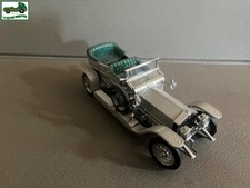 Voiture miniature 1907 Rolls Royce Silver Ghost Franklin Mint 1/24 Défauts