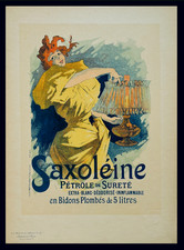 Lithographie originale - Saxoléine - JULES CHÉRET - Maîtres de l'Affiche 1896