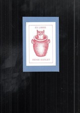 COLLECTION vieux papier ex libris CHAT henri hanlet