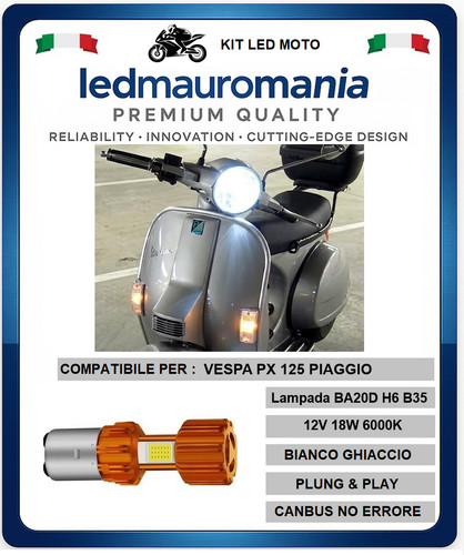 Lampe led pour vespa 125 - led,