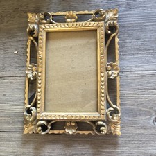 Cadre Photo Doré En Résine 