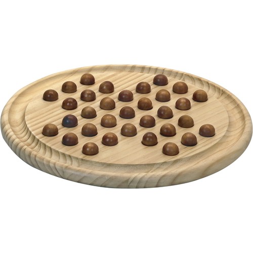Jeu solitaire bois - du, en