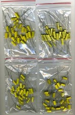 ASSORTIMENT DE 100 CONDENSATEURS POLYPROP. MKP 5% - 630 VOLTS 1nF A 33 nF