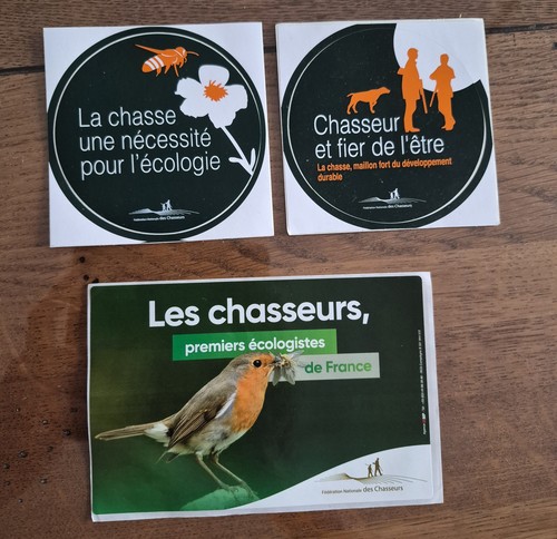Lot autocollants chasse - d'autocollants,