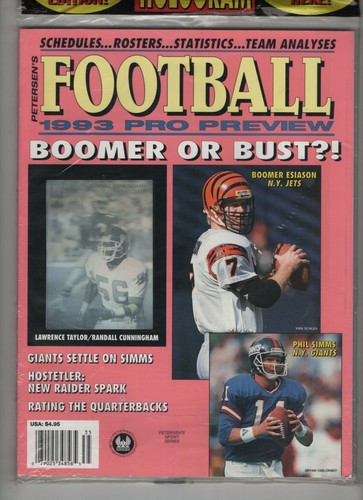 Football 1993 Pro Preview Mag