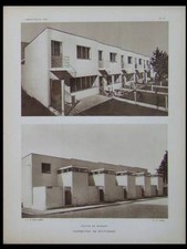 L'ARCHITECTE 1928 STUTTGART, WEISSENHOF, MIES VAN DER ROHE, OUD, LE CORBUSIER