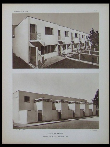 Architecte 1928 stuttgart - l'architecte,
