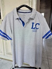 Polo homme manches courtes gris bleu XXL