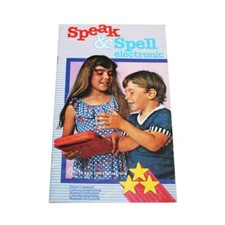 Notice de la dictée magique Speak & Spell / Texas instrument / vintage