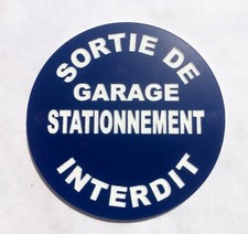 panneau SORTIE DE GARAGE