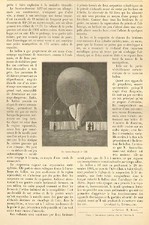 ARTICLE DE PRESSE LE SANTOS-DUMONT N° XIII ESPITALIER 1905 