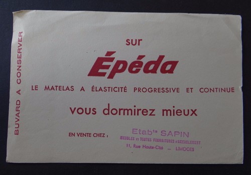 Buvard epeda matelas - buvard,