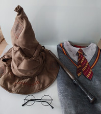 Lot Harry Potter – Choixpeau Baguette Costume Lunettes – Cosplay / Déguisement