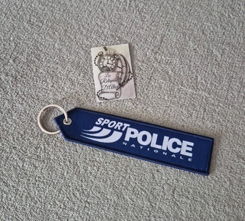 Porte clés tissu sport - porte-clés, police