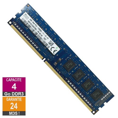 Barrette mémoire 4go ram - barrette, ddr3