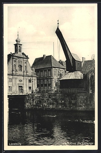 Lunebourg ancienne grue - grue, à