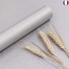 Abyssaly Papier Adhesif pour Meuble Gris, Imperméable Film Autocollant Meuble, 