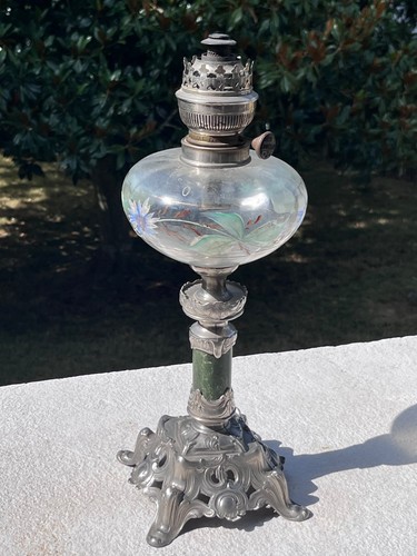 Lampe pétrole ancienne - lampe,