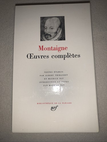 Montaigne œuvres - montaigne, :