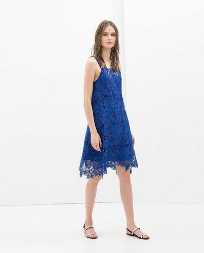 Robe zara dentelle 38 - dentelle, 36