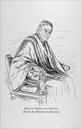 Buste voltaire dessin de - buste, (dessin