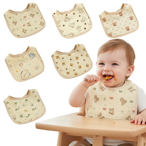 Pack bavoirs bebe doux - 6,